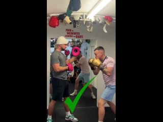 boxing technique. right and wrong